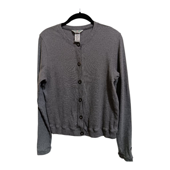 Hard Tail Grey Ribbed Cardigan - Picture 3 of 10